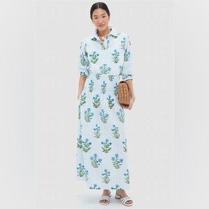 Pink City Prints Lily Stripe Alba Skirt - Size M/L